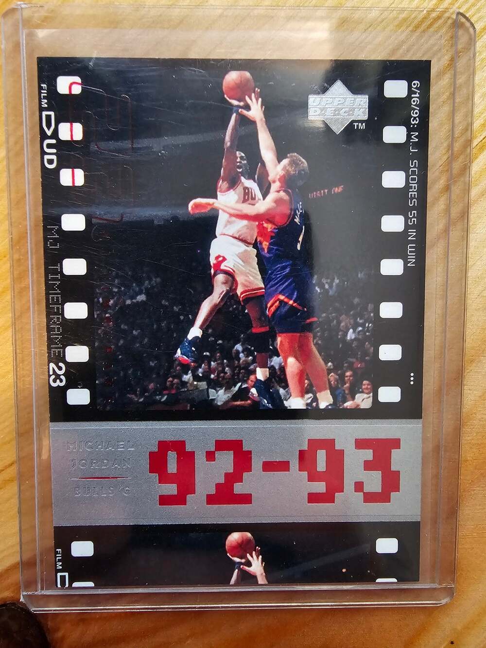 Michael Jordan 1998 Upper Deck Timeframe 23 #68 - Chicago Bulls - 92-93 - NBA